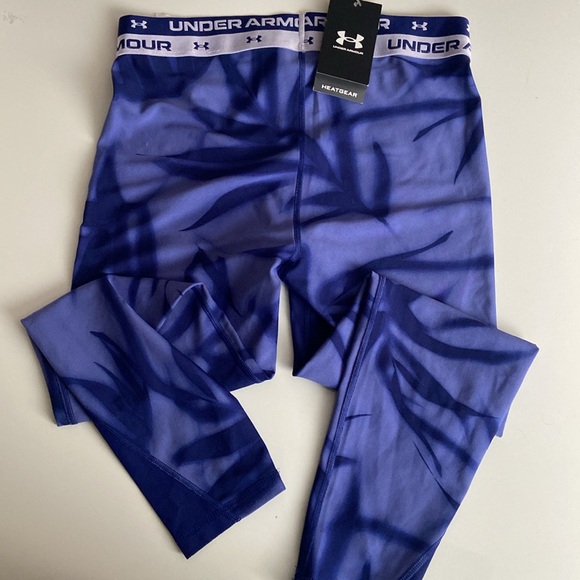 Girls Under Armour Fitted Heat Gear Leggings NWT - Picture 7 of 8